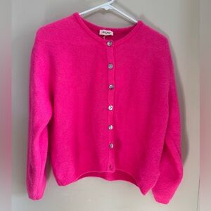 American Vintage Bright Pink Cardigan